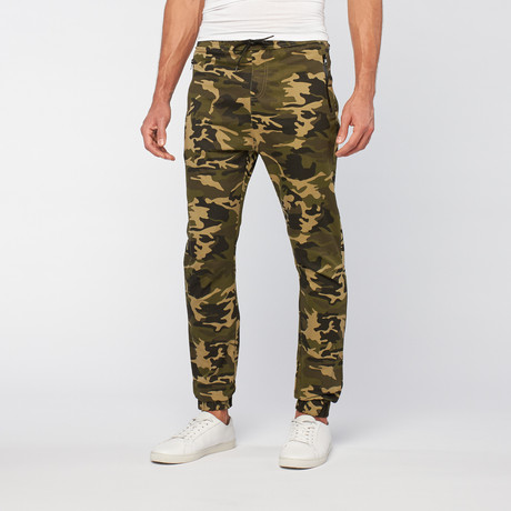 Greenwich St. Jogger Pants // Afghan Camo (S)