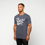 Clean Up Tee // Navy Heather (L)