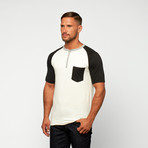 Unity Short-Sleeve Raglan // Egret (2XL)