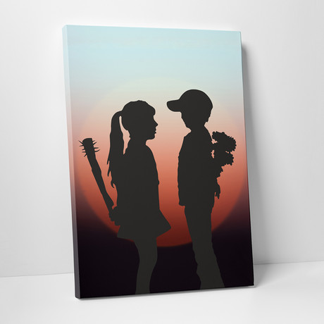 Banksy // Boy Meets Girl (20"L x 16"H)