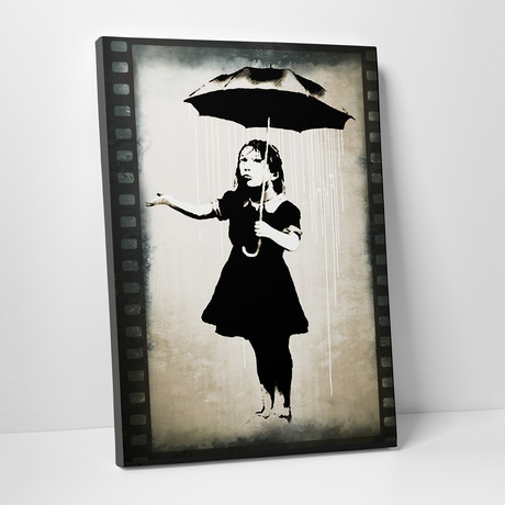 Banksy // Rain (35mm Variant) (20"L x 16"H)