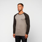 No Bounds Long-Sleeve Raglan // Concrete (S)