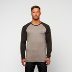 No Bounds Long-Sleeve Raglan // Concrete (S)