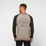 No Bounds Long-Sleeve Raglan // Concrete (S)