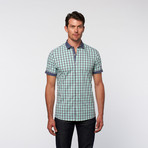 UG Purple // Short Sleeve Button Up // Mint (M)