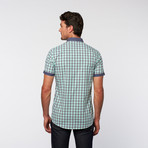 UG Purple // Short Sleeve Button Up // Mint (L)