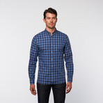 UG Purple // Long Sleeve Button Up // Blue (M)