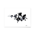 Robert Farkas // Black Horses (20 x 16)