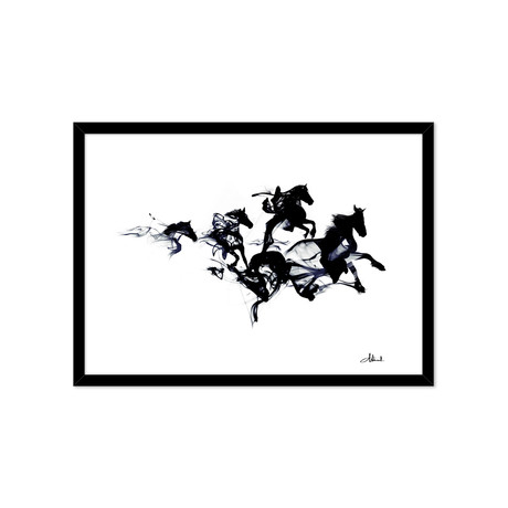 Robert Farkas // Black Horses (20 x 16)