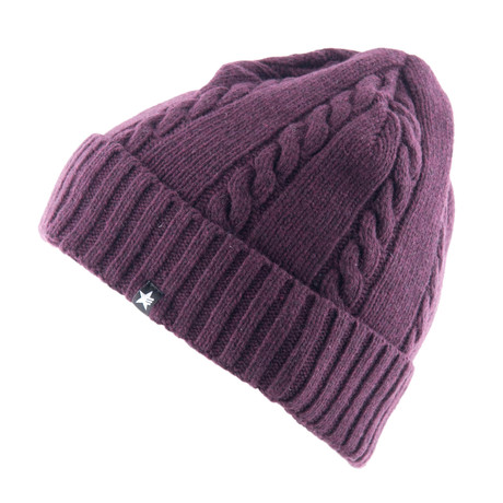 Isa Beanie // Aubergine