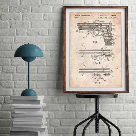 Beretta Handgun (Blueprint)