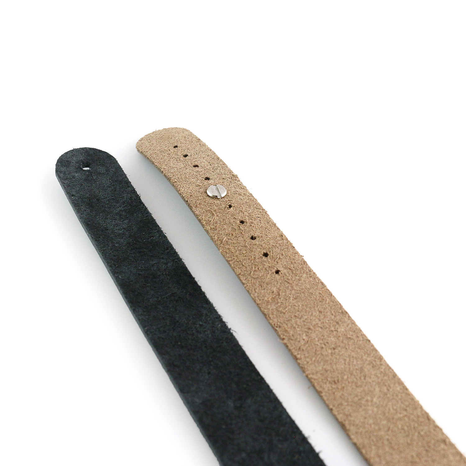 Premium Leather Button Stud Watch Strap (Brown) - Elliot Havok - Touch ...