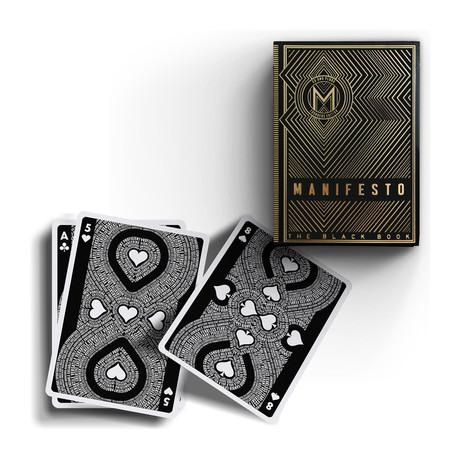 Manifesto // Gold Numbered Edition Playing Cards