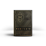 Manifesto // Gold Numbered Edition Playing Cards