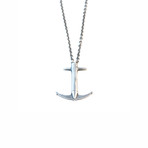 Silver Admiral Anchor Windlass Pendant