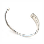 Silver Paddle Bangle