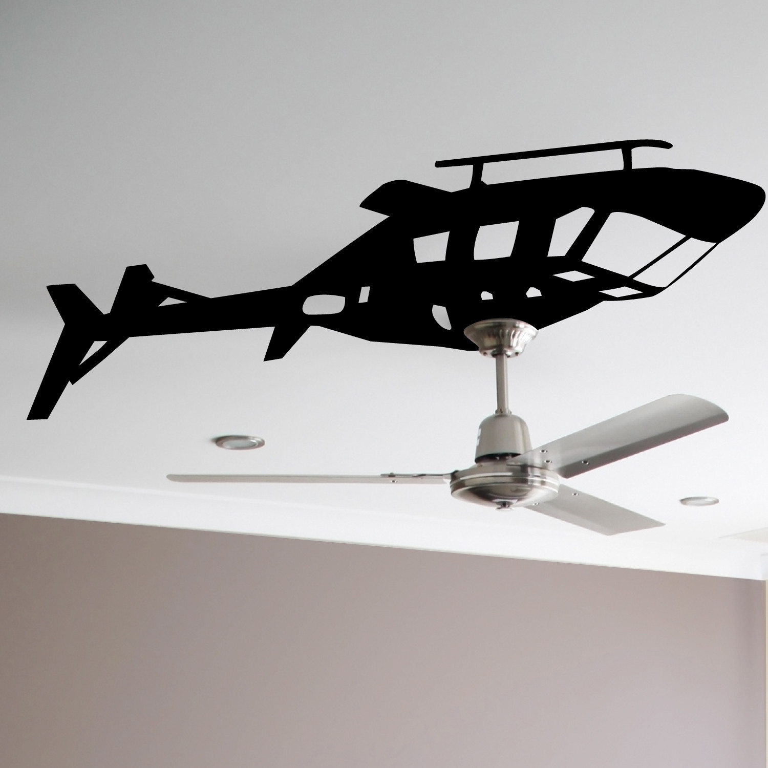 Helicopter Ceiling Fan Decal Walltat Touch Of Modern