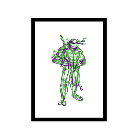 Donatello // Framed Print (16"L x 20"H)
