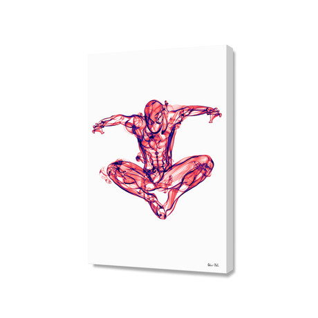 Spiderman // Stretched Canvas (16"L x 24"H)