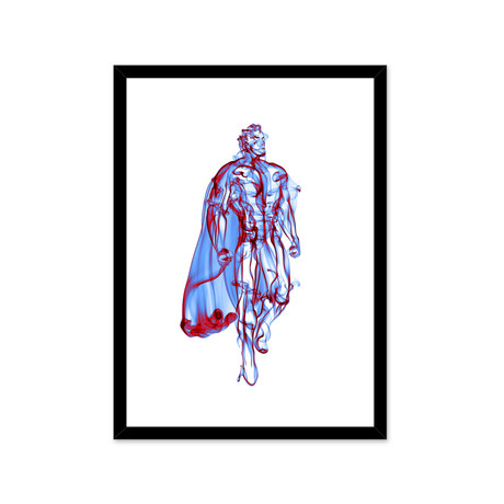 Superman // Framed Print (16"L x 20"H)