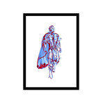 Superman // Framed Print (16"L x 20"H)