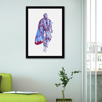Superman // Framed Print (16"L x 20"H)