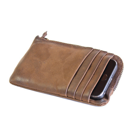 Clutch Wallet (Brown // Samsung S5/S6)
