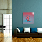 Sunset Beach // Aluminum Print (16"W x 16"H x 0.45"D)