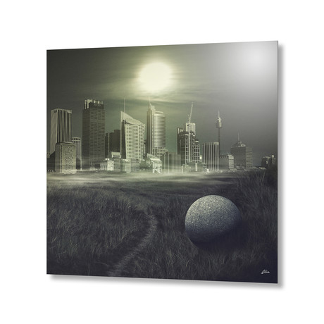 Sphere // Aluminum Print (16"W x 16"H x 0.45"D)