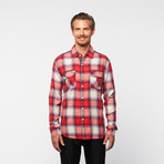 Mixed Plaid Button Down // Steel Grey (L)