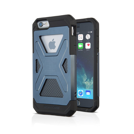Aluminum Case + Carbon Fiber Insert // Gun Metal (iPhone 6/6s)