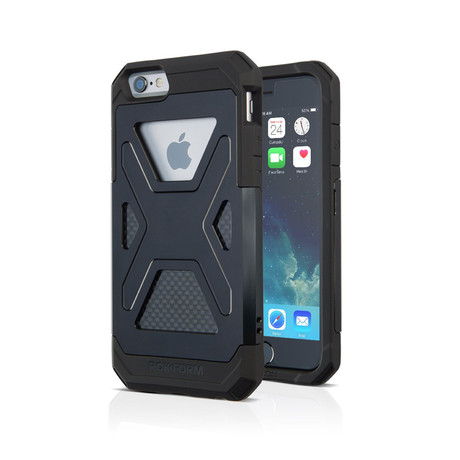 Aluminum Case + Carbon Fiber Insert // Black (iPhone 6/6s)