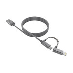 LynkCable // 2-in-1 Charger + Sync Cable (Gray)