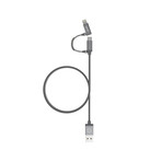 LynkCable // 2-in-1 Charger + Sync Cable (Gray)