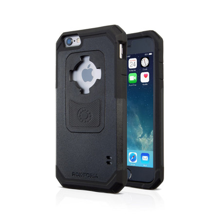 Rugged Case + Magnetic Car Mount // Black (iPhone 6/6s)