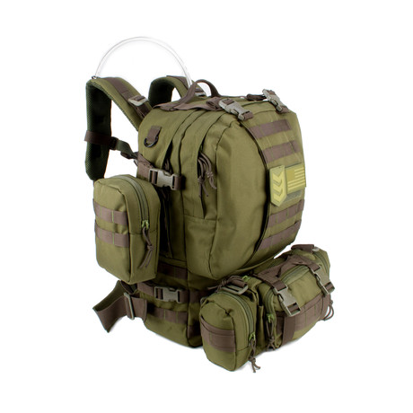 Paratus 72 Hour Pack // 3L Top-Fill Hydro Tanker + Hydro Shot (Coyote Tan)