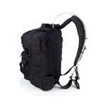 Outlaw Sling Pack + 2L Top-Fill Hydro Tanker + Hydro Shot (Black)