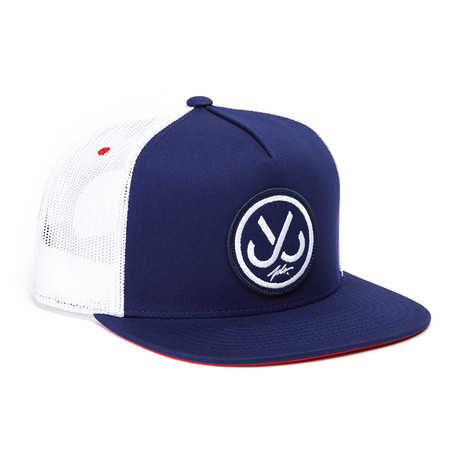 Hooks Trucker Hat // Navy