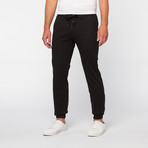 Chino Blunt Twill Jogger // Black (28WX30L)