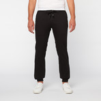 Chino Blunt Twill Jogger // Black (28WX30L)