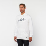 Signature Pullover // White + Slate (S)
