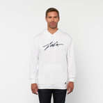 Signature Pullover // White + Slate (S)