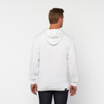 Signature Pullover // White + Slate (S)