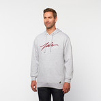 Signature Pullover // Athletic Heather + Burgundy (3XL)