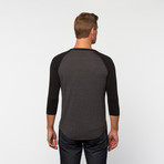 Signature Select Raglan // Charcoal Heather + Black (S)