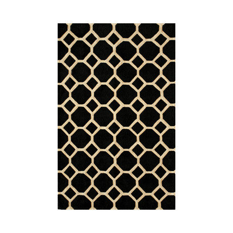 Bentley Rug // Black (2'-0" x 3'-0")