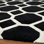 Bentley Rug // Black (2'-3"L x 8'-0"W)