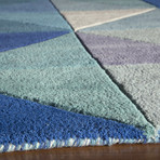 Laramie Rug // Blue (3'-6"L x 5'-6"W)