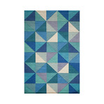 Laramie Rug // Blue (3'-6"L x 5'-6"W)