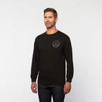 Moving Mountains Long Sleeve Tee // Black (S)